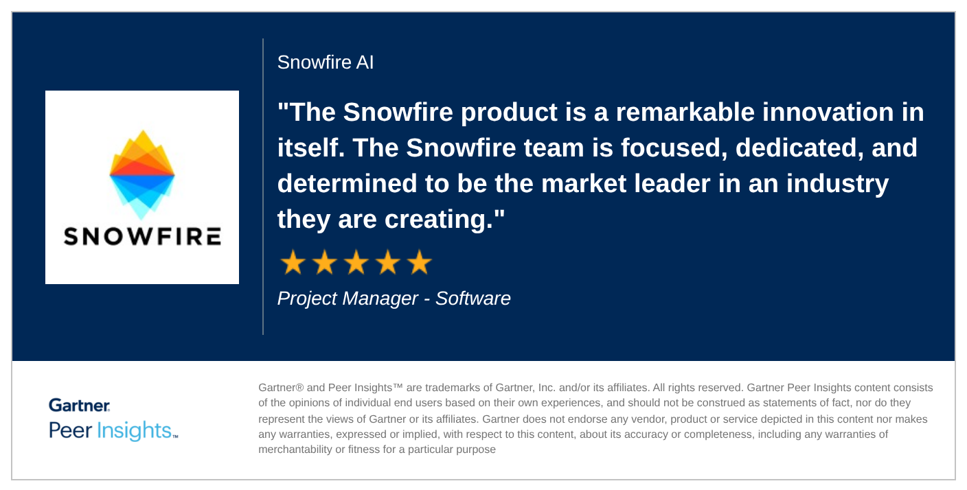 Customer review snippet