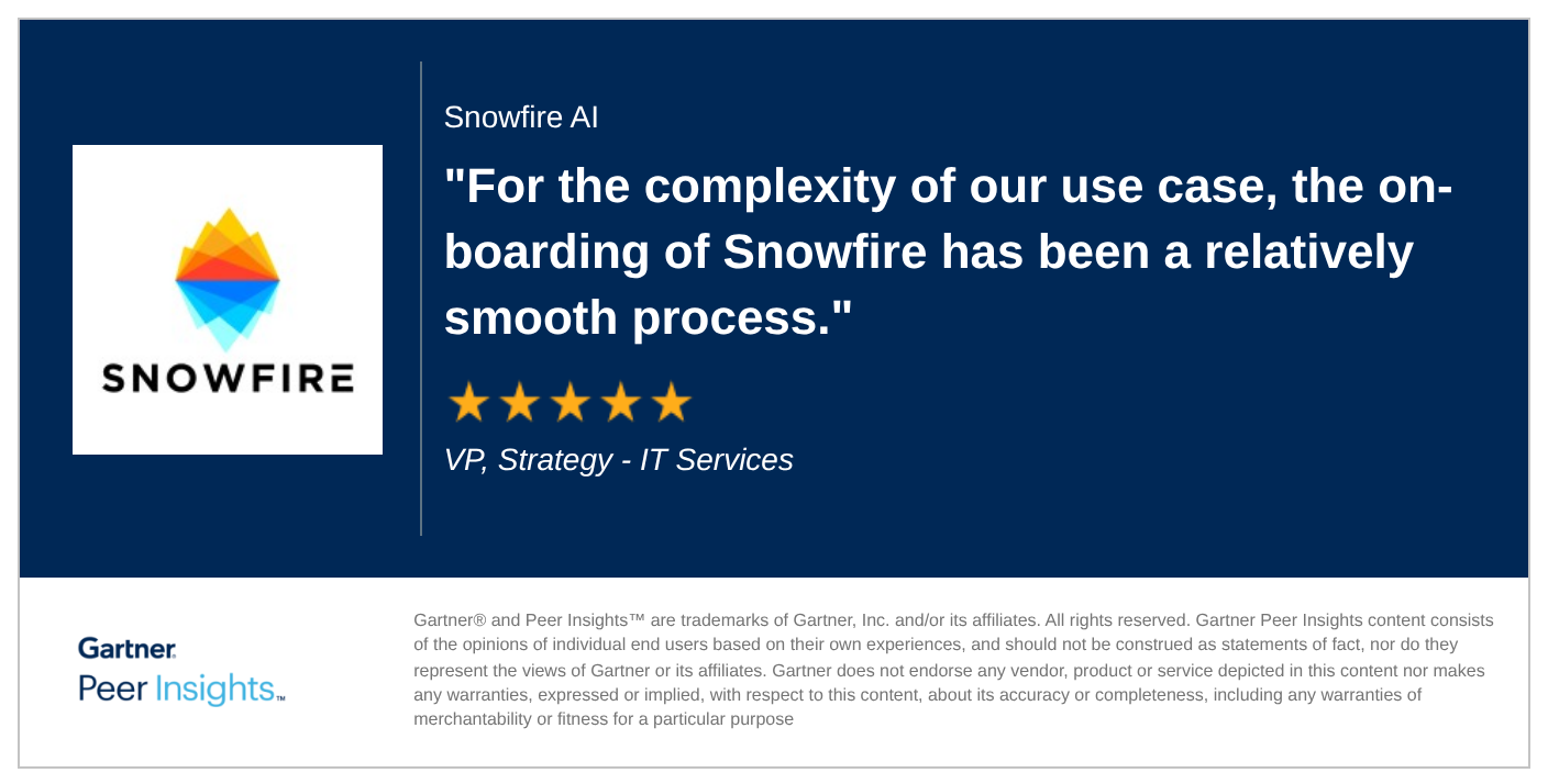 Customer review snippet