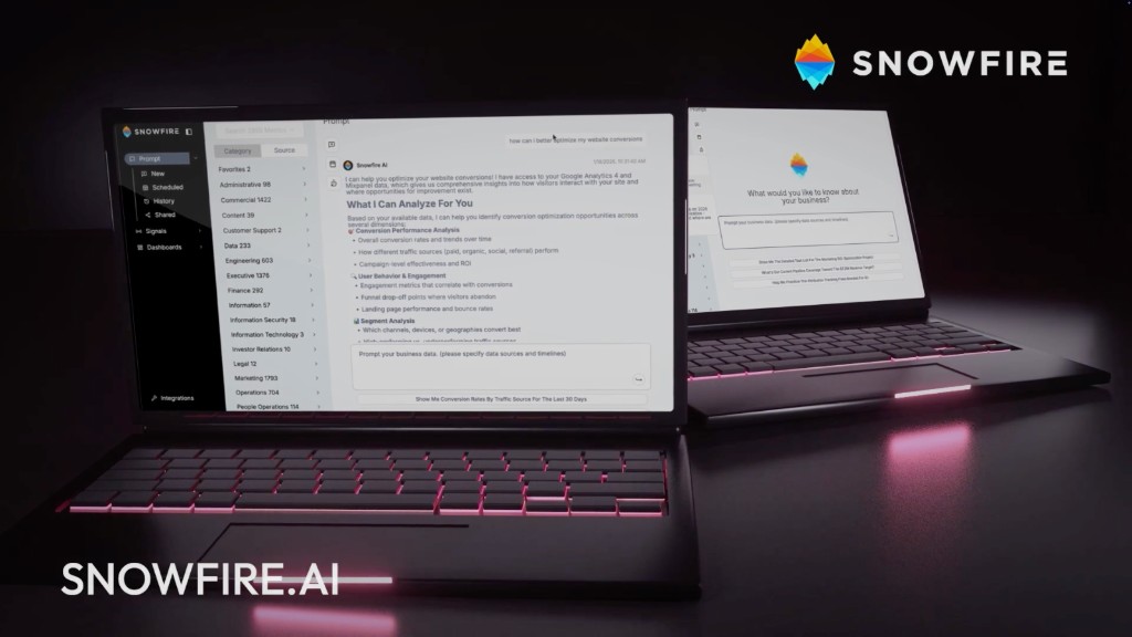 Snowfire AI platform